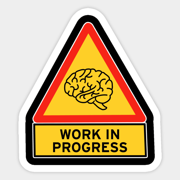 Work In Progress Sticker by pencilnekarts